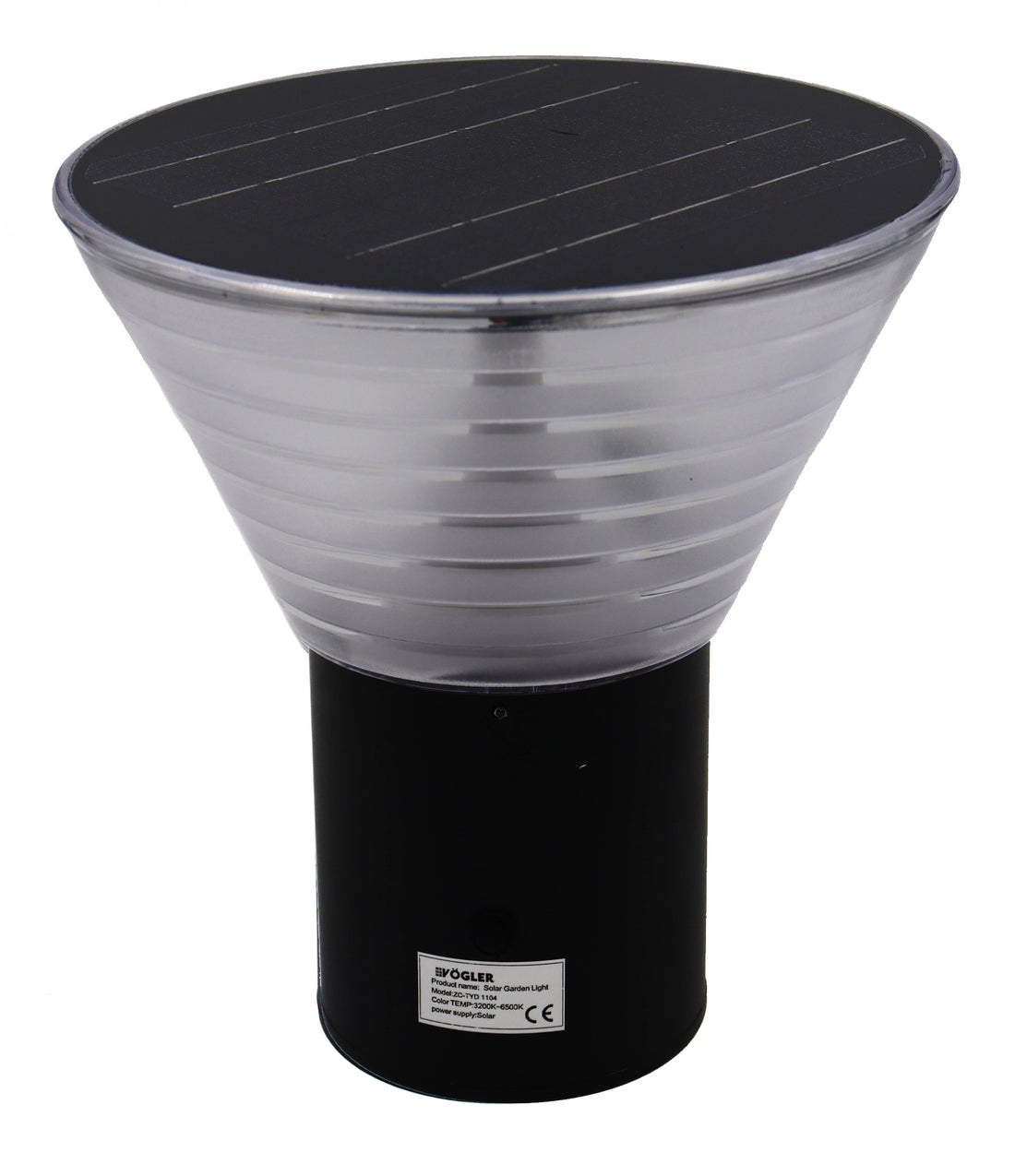 Kinkiet Ogrodowy Solarny LED 4,5W 495lm 3200K - 6500K CCT IP65 Lampa Elewacyjna Antracyt Szkło
