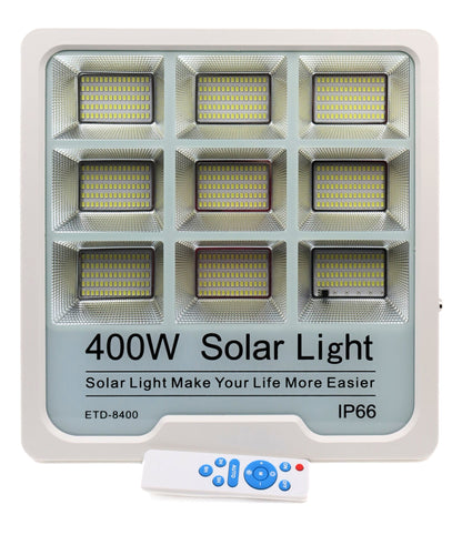 Lampa Solarna LED Panel Solarny Pilot IP66 Naświetlacz Sensor Zmierzchu