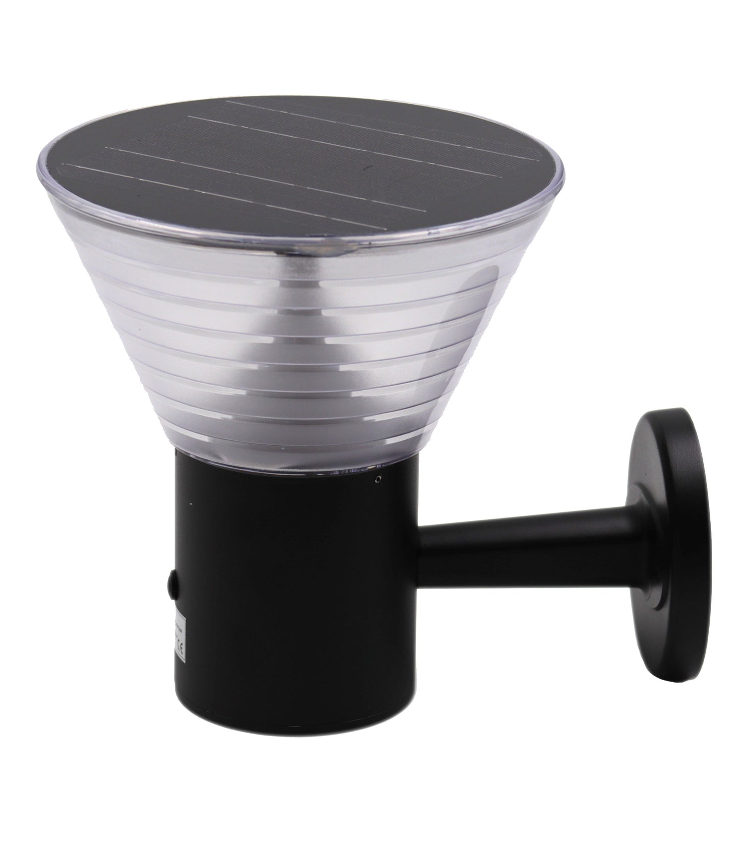 Kinkiet Ogrodowy Solarny LED 4,5W 495lm 3200K - 6500K CCT IP65 Lampa Elewacyjna Antracyt Szkło